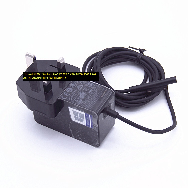 *Brand NEW* Surface 15V 1.6A Go1/2 M3 1736 1824 AC DC ADAPTER POWER SUPPLY